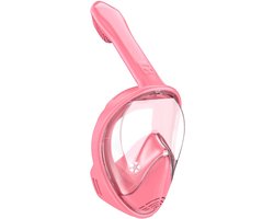 Travelhawk Snorkelset Kinderen - Duikbril voor Kinderen - Full Face Mask - Duikbril met Snorkel - Anti-condens - Roze