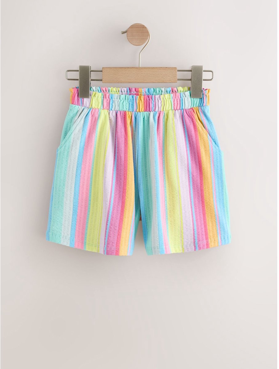 Next - Meisjes - Short met textuur - Blauw
