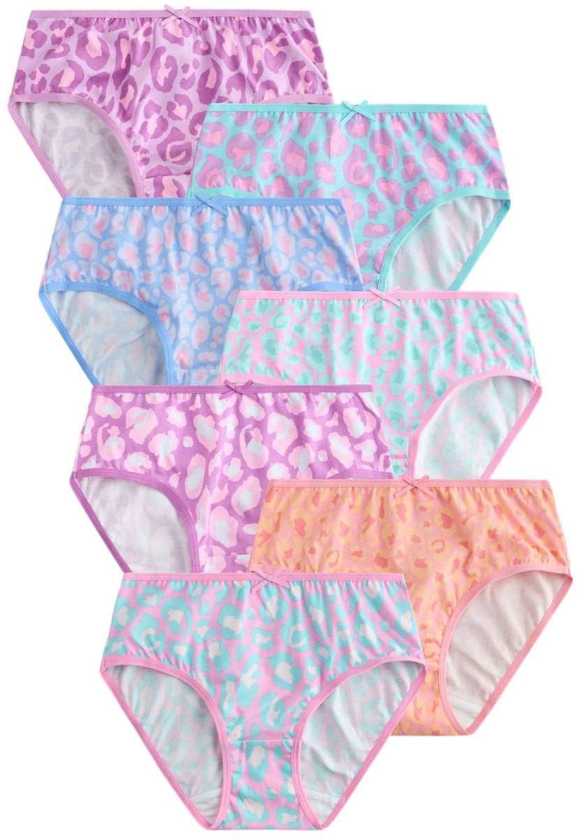 Next - Meisjes - Set van 7 slips - Blauw
