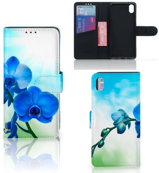 Coque Xiaomi Redmi 7A Étui de Téléphone Orchidée Bleue