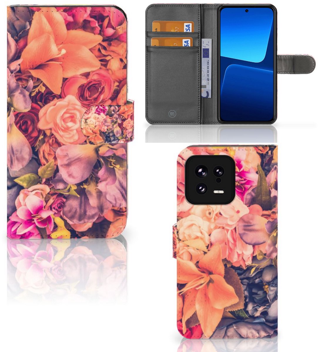 Xiaomi 13 Hoesje Bosje Bloemen