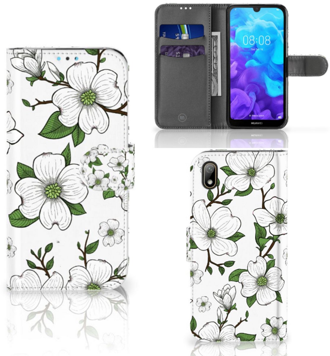Huawei Y5 (2019) Hoesje Dogwood Flowers