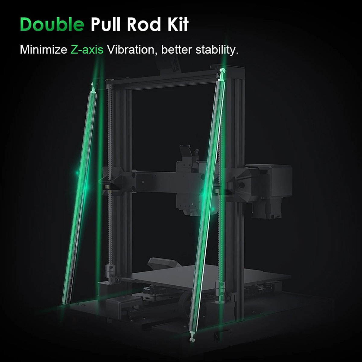 3D-Printer – 3D-Printer Voor Thuis – 3D-Printmachine – 3D-Printer – Printvolume 24x24x26 Cm – Direct Drive Extruder