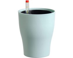 Zelf Water Gevende Plantenbak - Bloempot Waterindicator - Planten Verzorgen - Uv-bestendig - Ovaal - Blauw