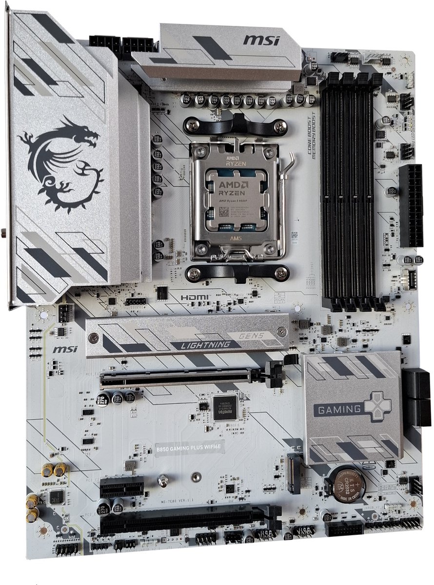 Azerty Combokit MSI Gaming 9850X3D - Combokit - AMD Ryzen 7 9850X3D - MSI B850 Gaming Plus WiFi6E