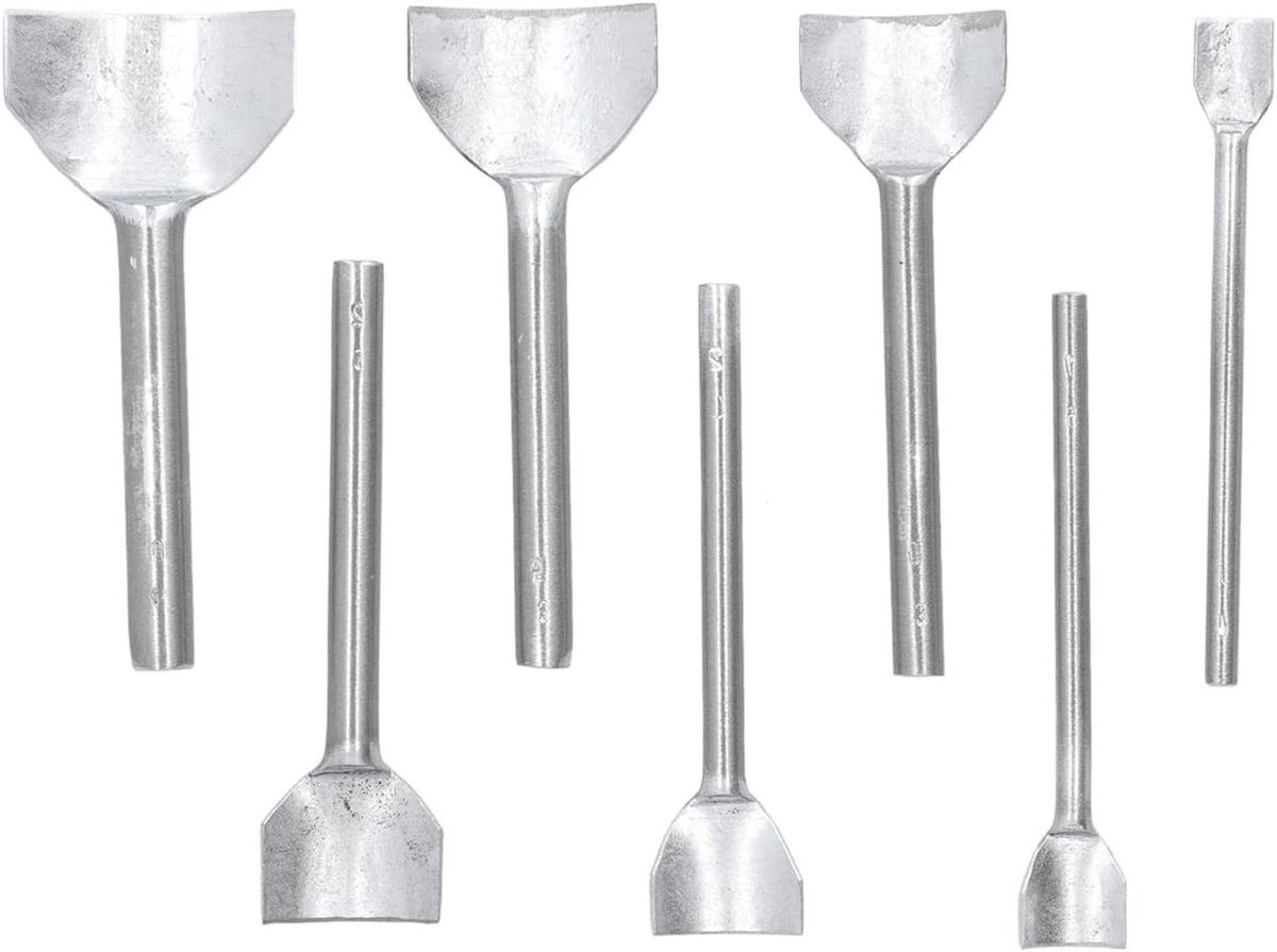 Set van 7 Stuks Halve Cirkel Snijders voor DIY Leerprojecten, Ergonomische Gereedschappen voor Portemonnees en Kaarthouders