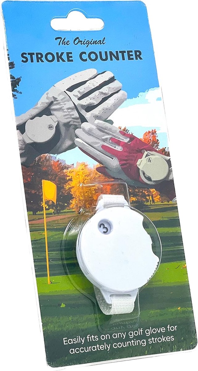Golf Score Teller - Score Tracker - Golf Score Bijhouden - Universele Handschoenbevestiging - One Size - Wit van GOLF — afbeelding 5