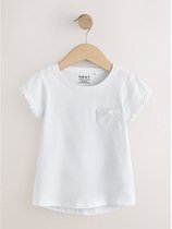 Next - Meisjes - T-shirt met zakje met madeliefjesprint - Wit