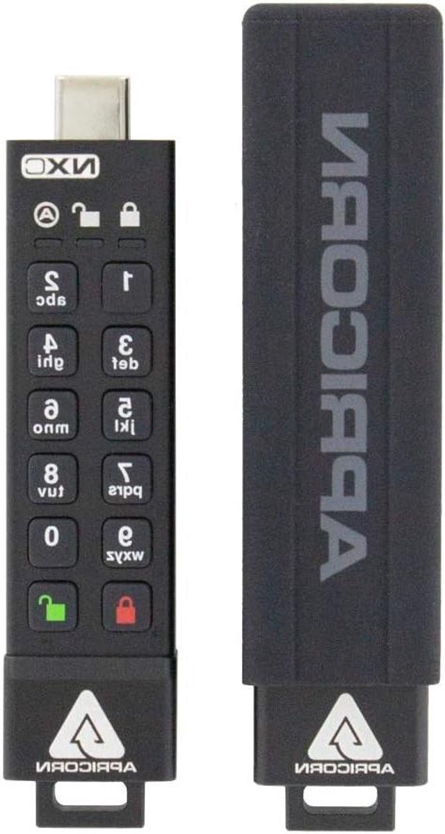 USB-C Flash Drive - Geheugenstick Opslagstick - Data Overzetten - Versleutelde Opslag - 16GB - Zwart