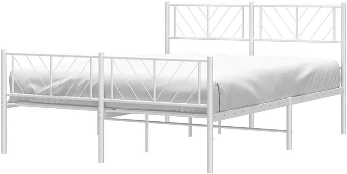 Metalen Bedframe - Bedombouw Ledikant - Slaapkamer Inrichten - Robuuste Stalen Constructie