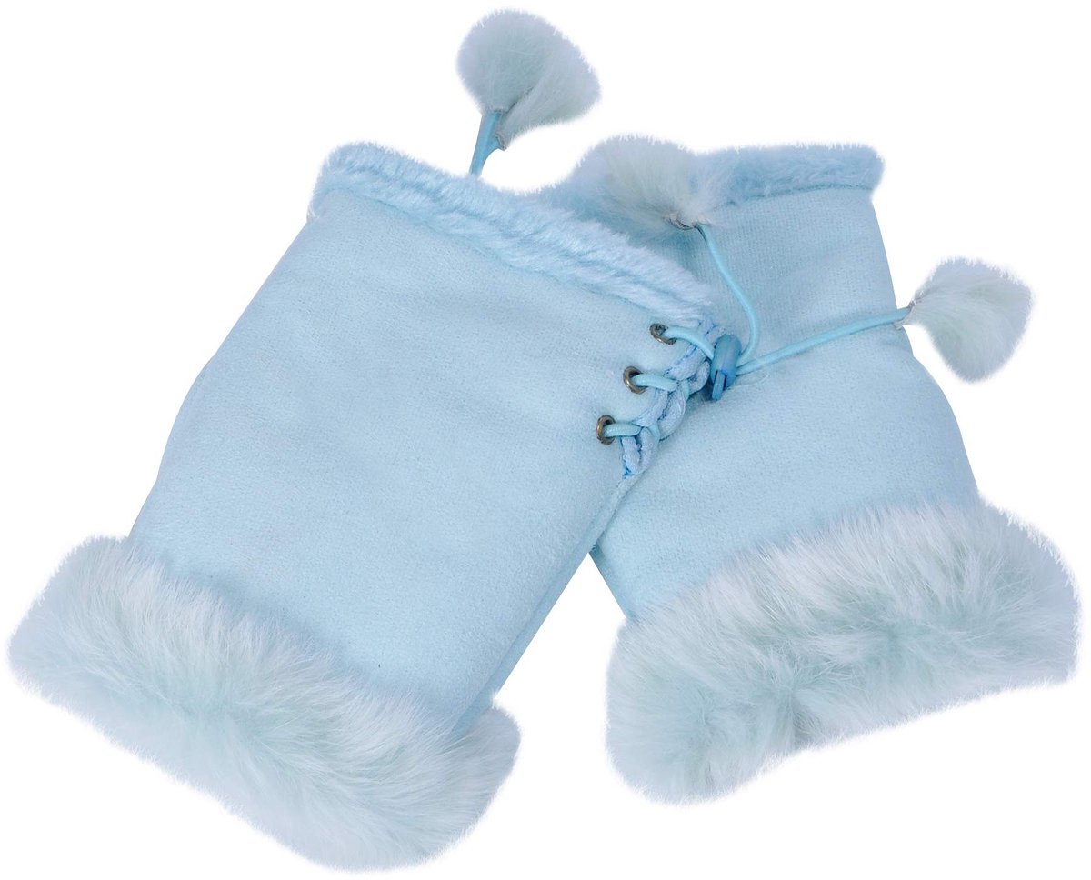 NTH products- Vingerloze Wanten - Warme Handschoenen - Dames - Imitatiebont - Verstelbaar Koord - Herfst/Winter - Lichtgewicht