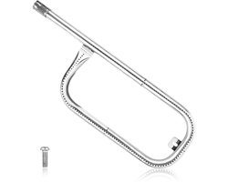 Dailygoods- Branderbuis 43cm - Vervanging voor Weber Q100/Q120/Q1000/Q1200 - Roestvrij Staal - Grill Accessoire - Perfect Ontwerp - 1 stuk - Grillonderdeel
