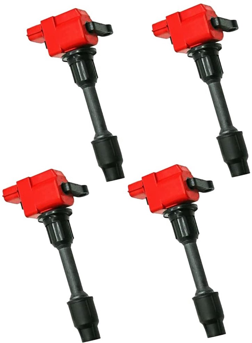 MTTproducts- Auto-connector Vervangingsaccessoire - Voor N-issan 240SX Coupé/Hatchback - OEM-nummer 2244891F00 - Kunststof/Metaal - Zwart/Rood - Geschikt voor SR20DET - Ontstekingsspoelen