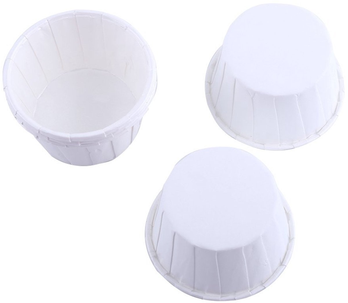 MTTproducts- Bakvormpjes 100 Stuks - Perkamentpapier - Muffin/Cupcake Liner - 8 Kleuren - 5x3 cm - Multifunctioneel - Cupcakevormpjes