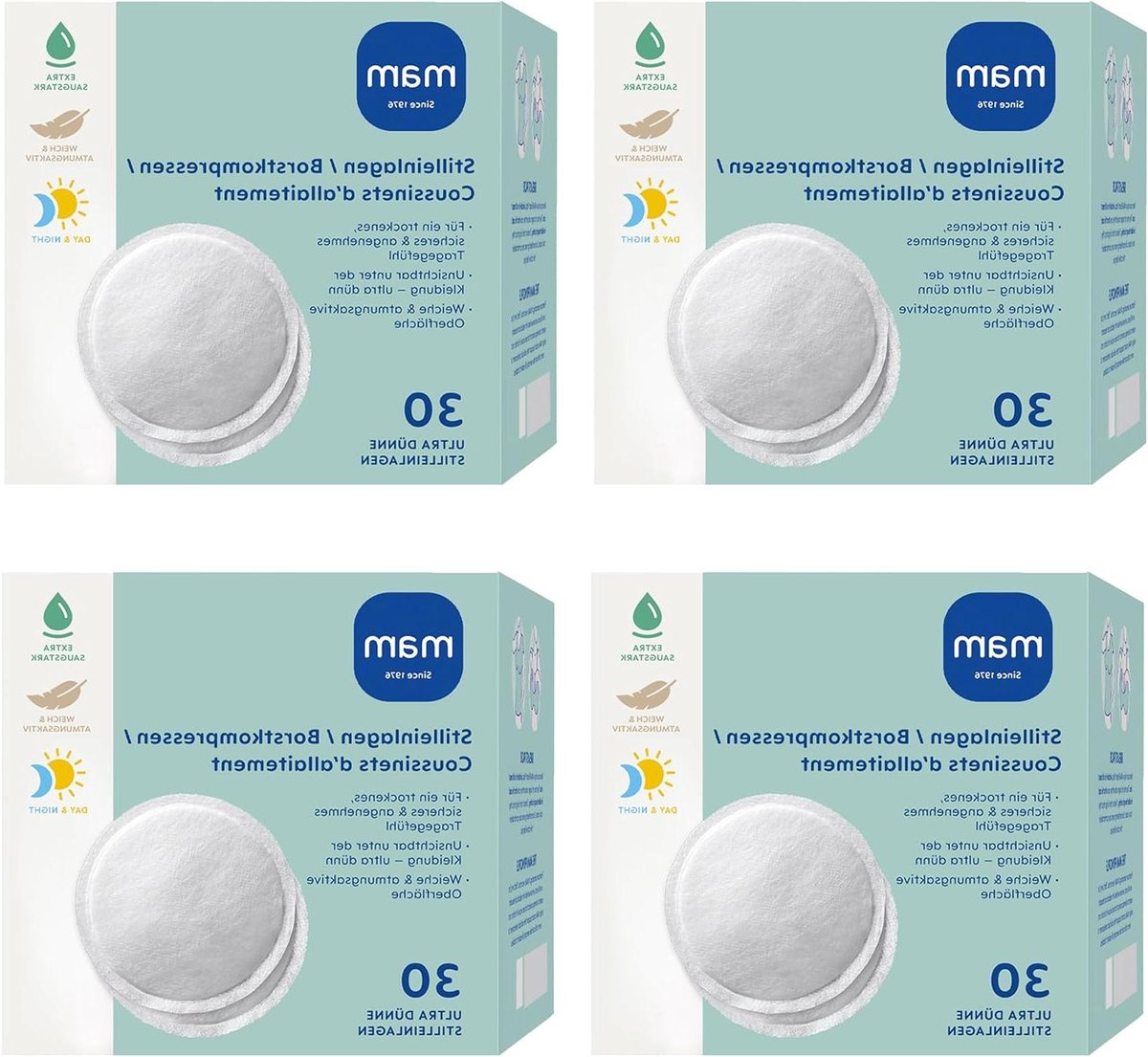 Borstvoedingsinzetstukken - Borstpads - Droog en Fris - Maximale Absorptie - 120 Stuks - Wit