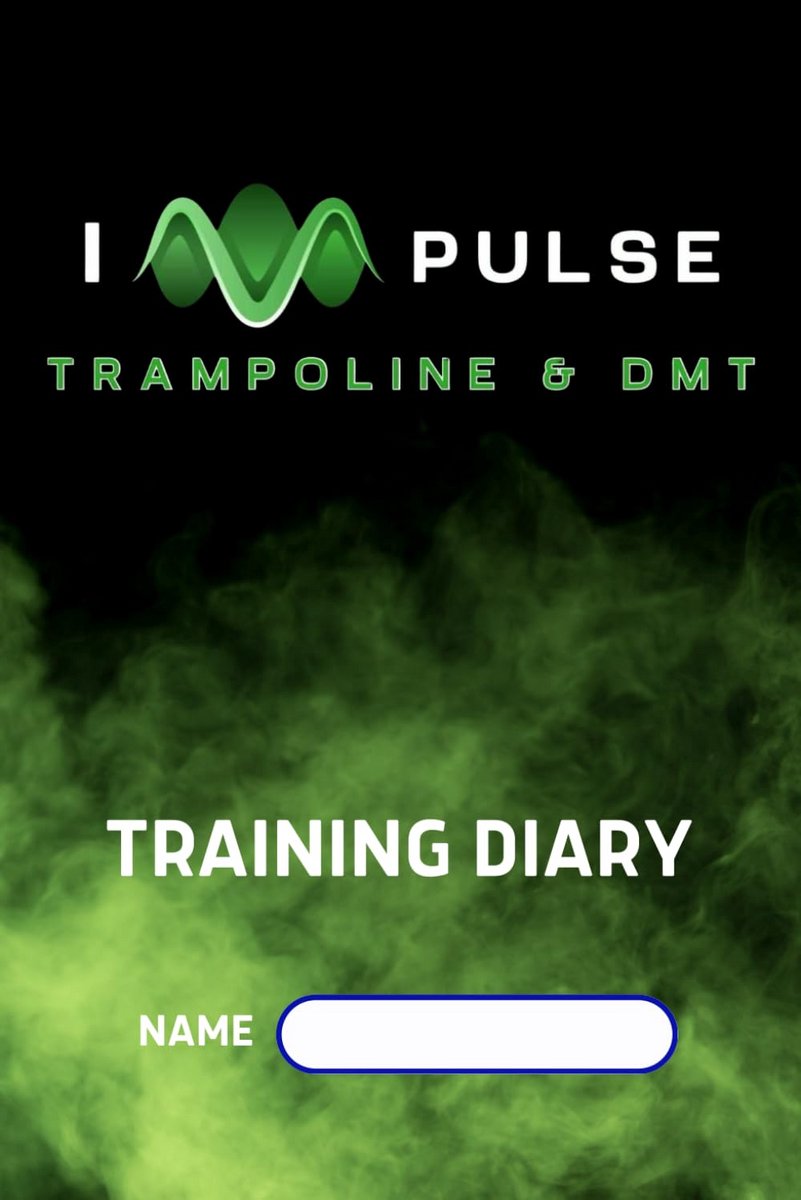 Trainingsdagboek voor Trampolinespringen - Training Logboek voor Sprinters en Clubs