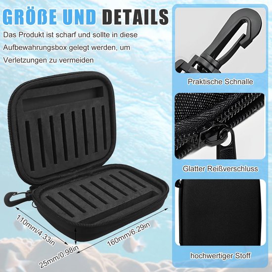 16 stuks mini vislepels set met houder - forel aas, carbide spinner voor baars, zalm en forel — afbeelding 2