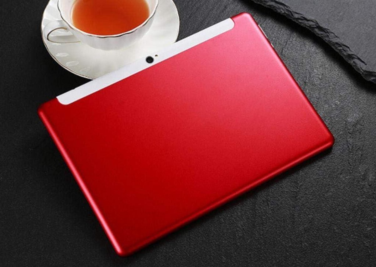 Tablet PC - Android Tablet - Entertainment en Werk - Deca Core Processor - 10 Inch Scherm - Rood