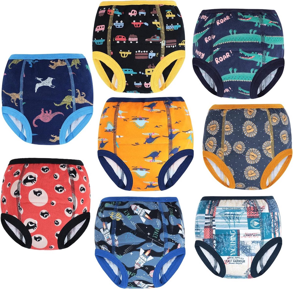 Potty Training Pants - Oefenbroekjes Baby - Zindelijkheidstraining - Verbeterde Absorptie - 4 Stuks - Geel