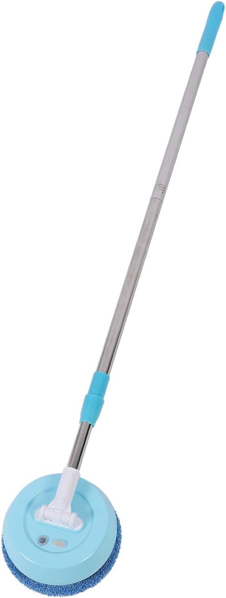 Elektrische Dweil - Draadloze Schoonmaker - Hoge Plekken Reinigen - Verstelbare Telescoopsteel - 1200 mAh - Wit