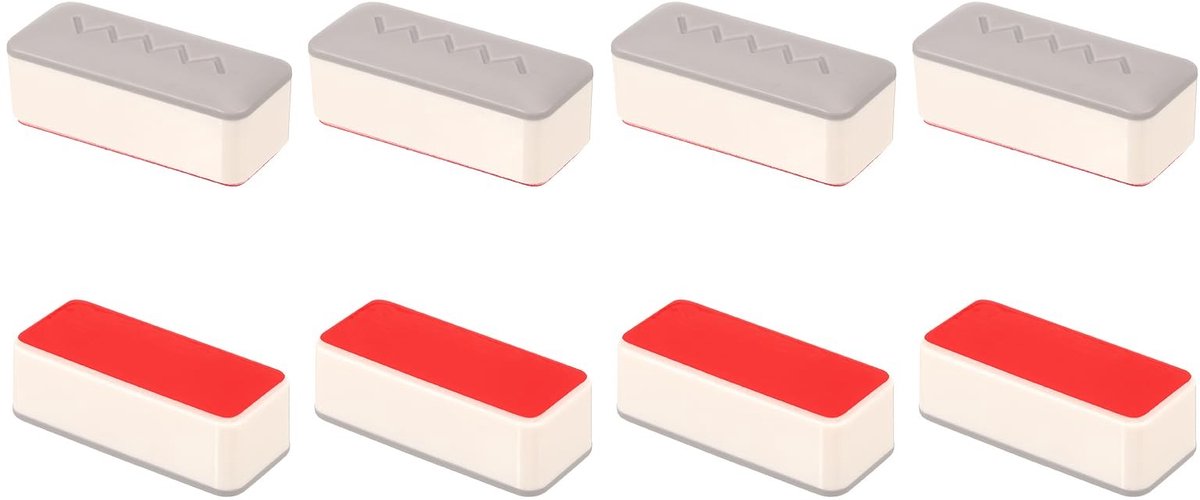 Cosensi- Bidet Bumper Set van 8 - Rubber Vervangpads - 20 mm Dikte - Schokabsorbers - Geschikt voor Toiletten - ABS/TPR Materiaal - Toilet Seat Pads