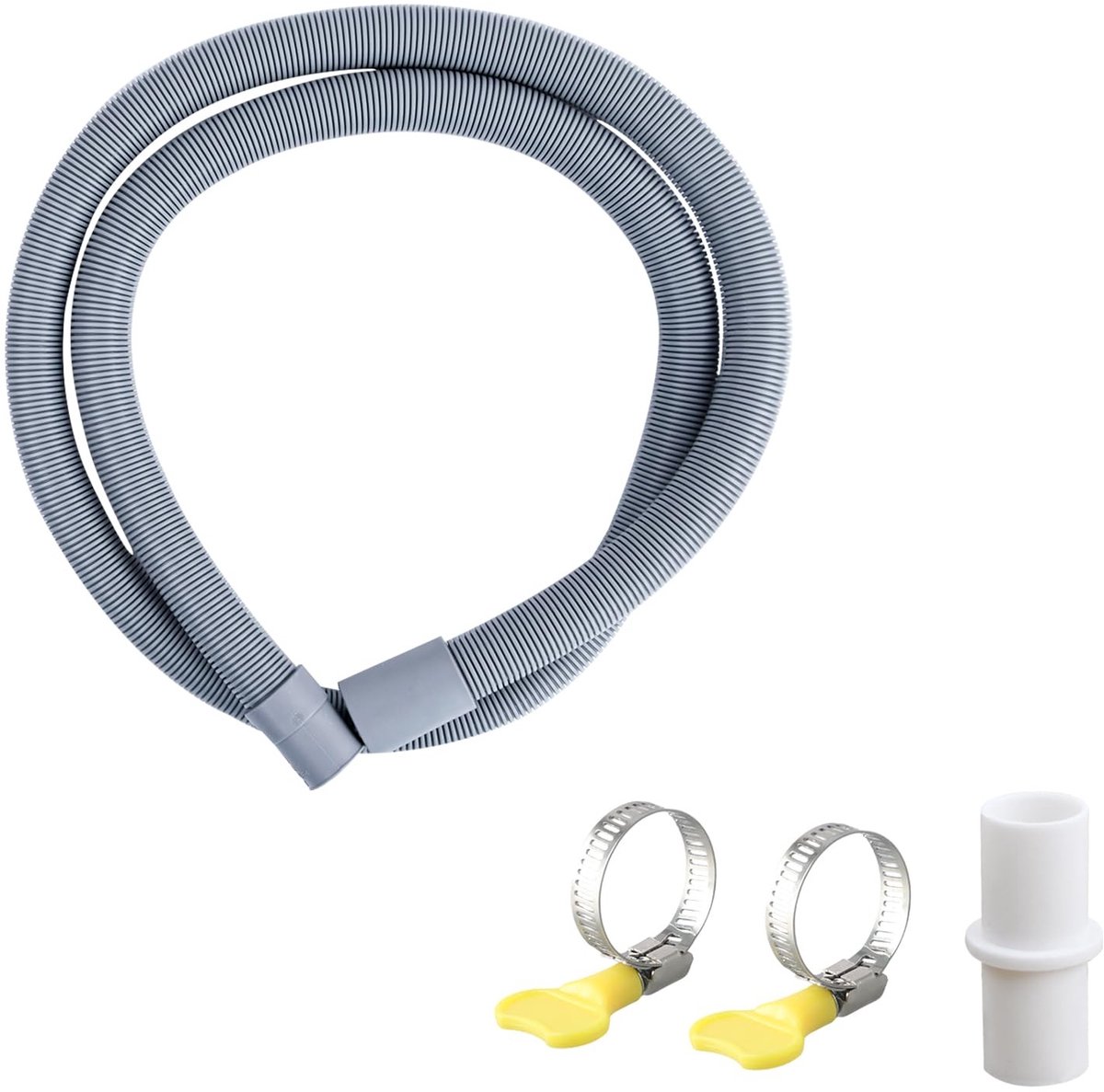 Cosensi- Afvoerslang 1,5 m - Afvoerslang Vaatwasser - Afvoerslang Wasmachine - Rubber Seal - Versterkte Plastic - Flexibel Ontwerp - Afvoerbuis