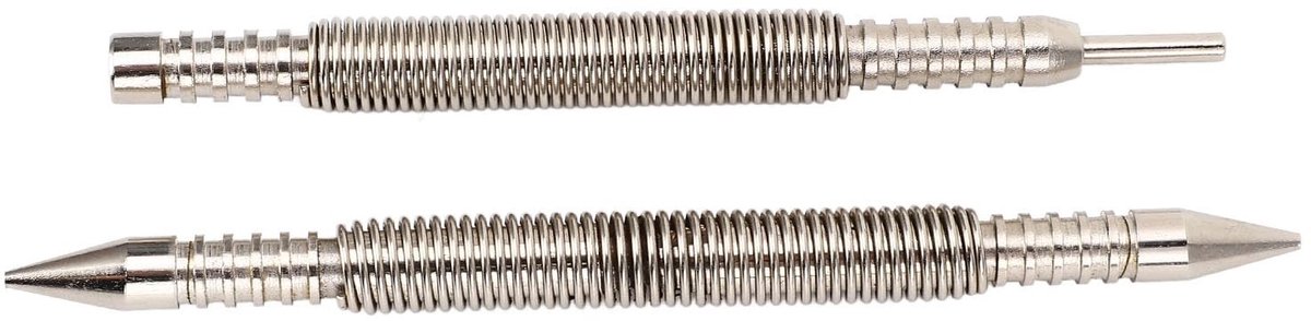 Cosensi- Nagelsetter Dubbele Kop - Scharnierpenpons - Veerspijkerset - Hamerloze Nagelset - Voor Hout/Metaal - Compact maar krachtig - Spijkerzetter