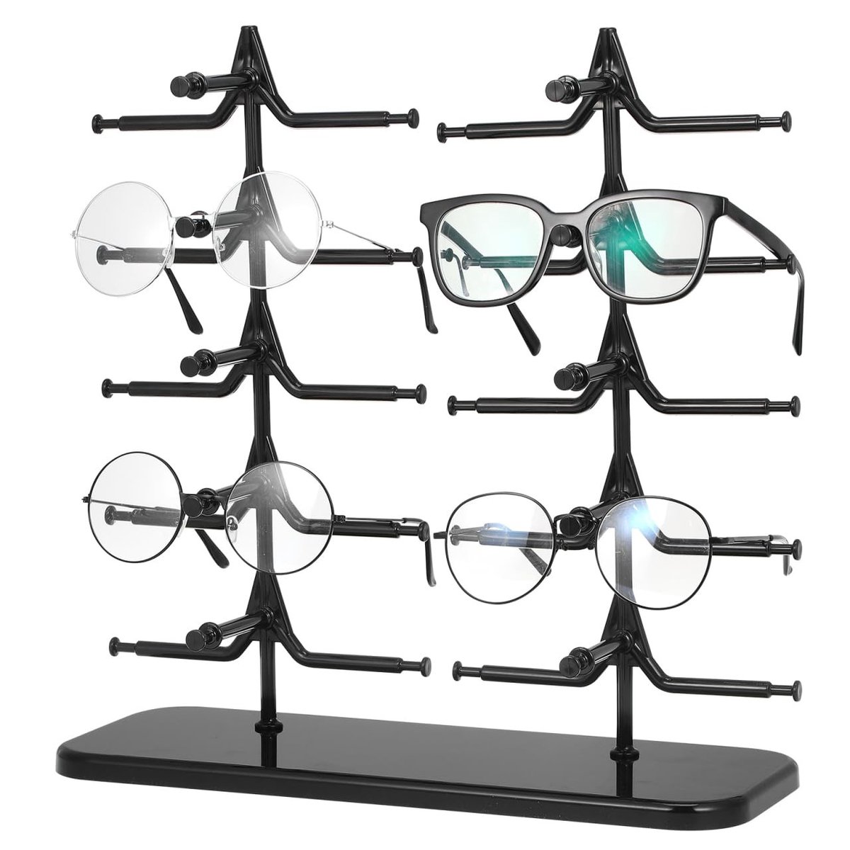 Cosensi- Zonnebrilhouder Elegant - Organizer - Displayrek - Opberghouder - Meerdere Lagen - ABS-kunststof - 37x34x13,5 cm - Brillenrek