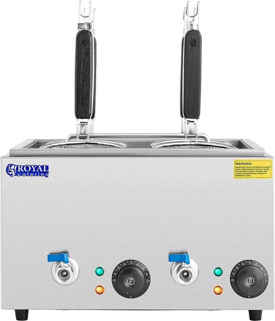 Professionele Pastakoker met 4 Manden RVS 3000W Temperatuur Instelbaar — afbeelding 3