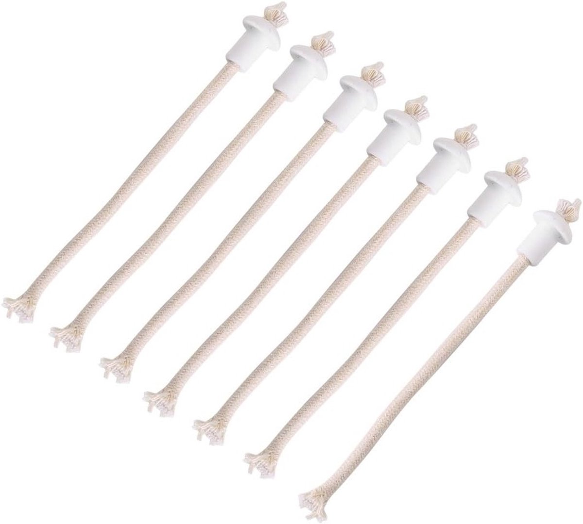 Set van 7 keramische fakkelhouders voor olie- en kaarslampen, hittebestendige fiberglass l