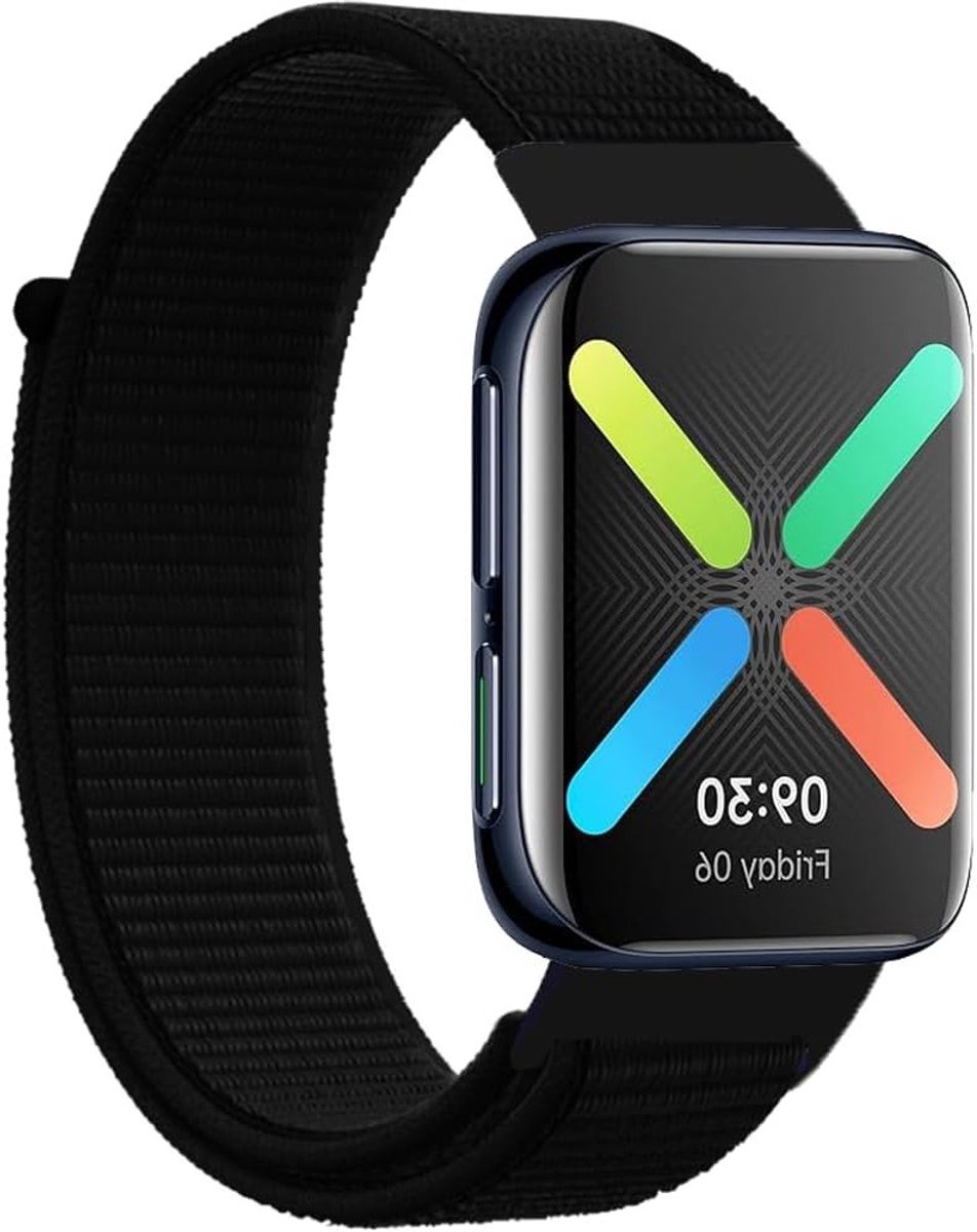 Ademend Sport Armband voor 46mm Smartwatch, Nylon Vervangband, Comfortabele Horlogeband voor Actieve Lifestyle