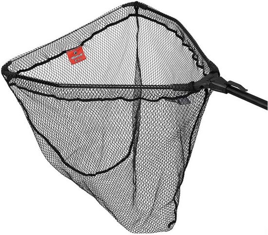 Landingnet met rubberen mesh 60 cm - inklapbaar en stevig | Rubberen net voor vissen — afbeelding 2