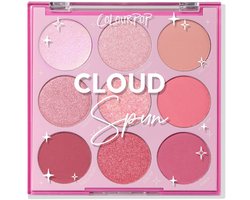 ColourPop Cloud Spun Oogschaduw Palette – Roze Oogmake-up Palette met Matte, Metallic, Glitter & Matte Sparkle Kleuren – Langhoudende Hoog Gepigmenteerde Formule