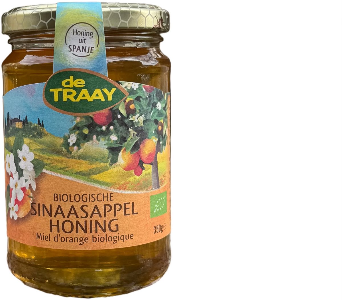 Traay Sinaasappelhoning bio 350 Gram