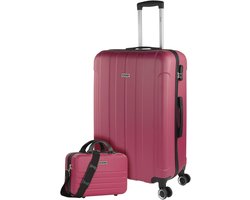 ITACA - Suitcases Set - Sturdy Suitcase Set 2 Pieces - Travel Suitcase Set. Set of 2 Trolley Suitcases (Carry-on Suitcase, Medium Suitcase and Large Suitcase). Suitcase Set Delige.