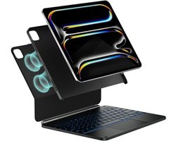 Typecase Edge-Hoes Met Toetsenbord Van Koolstofvezel Voor Ipad Pro 13 2024/2025