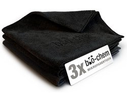 Bio-Chem 3 x microvezeldoek, 40 x 40 cm, reinigingsdoek, doek, poetsdoek, raamdoeken, microvezeldoeken, pluisvrij, absorberend en zacht