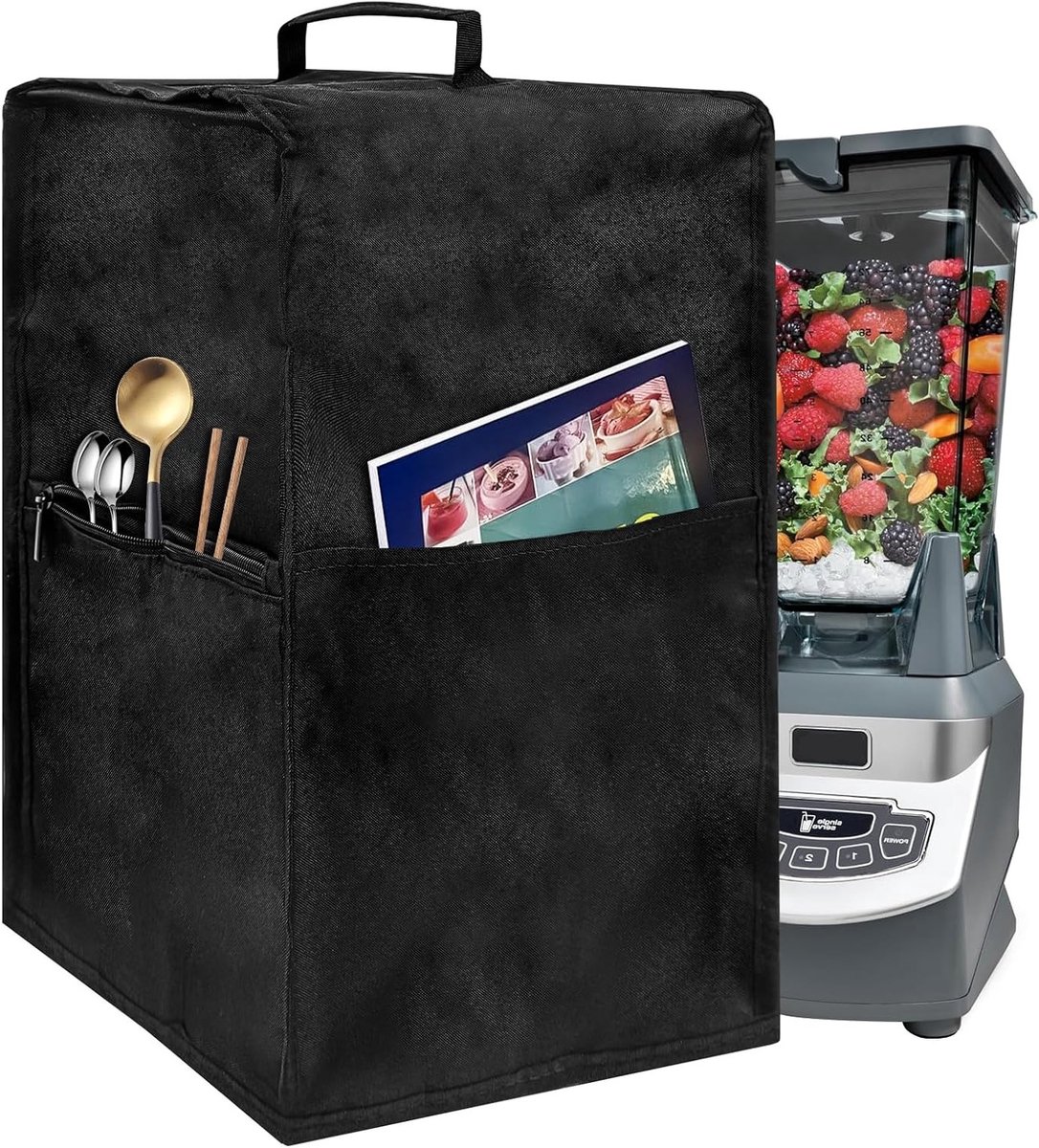 Draagbare Blender Beschermkap met Handgreep, Isolerende Deksel voor Thuis en Keuken, Geschikt voor Diverse Blender Modellen zoals Ninja BL660 en BL770AMZ, Ideaal voor Reizen en Opslag
