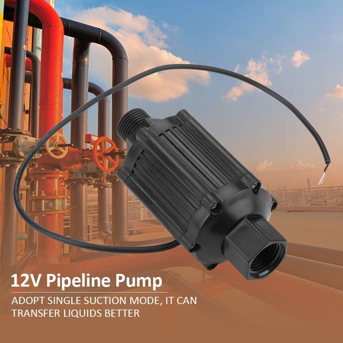 OmGoods - Dailygoody - Hoge Druk Waterpomp - Efficiënte Vloeistoftransport Pomp - 12V - Compacte Waterpomp - Voor Tuin en Huishoudelijk Gebruik - DN15 thumbnail 6