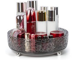 SnelShoppen - 360° Draaiende Make-up Organizer, 11-in-1 Lazy Susan Parfum Organizer, Rotating Huidverzorging Cosmetica Opberg Organizer voor Dresser,