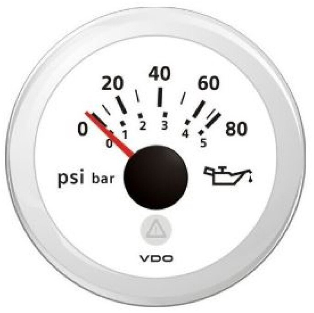 VDO VLW Motoroliedruk 0-5bar/0-80psi RW 52mm