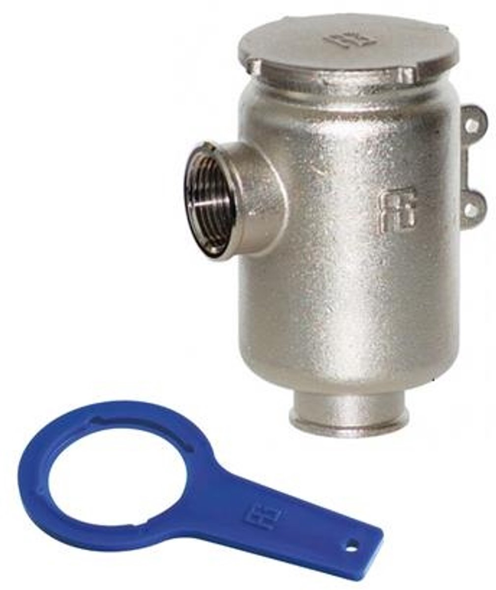 Guidi Waterfilter 3/4" type 1 Vernikkeld Messing