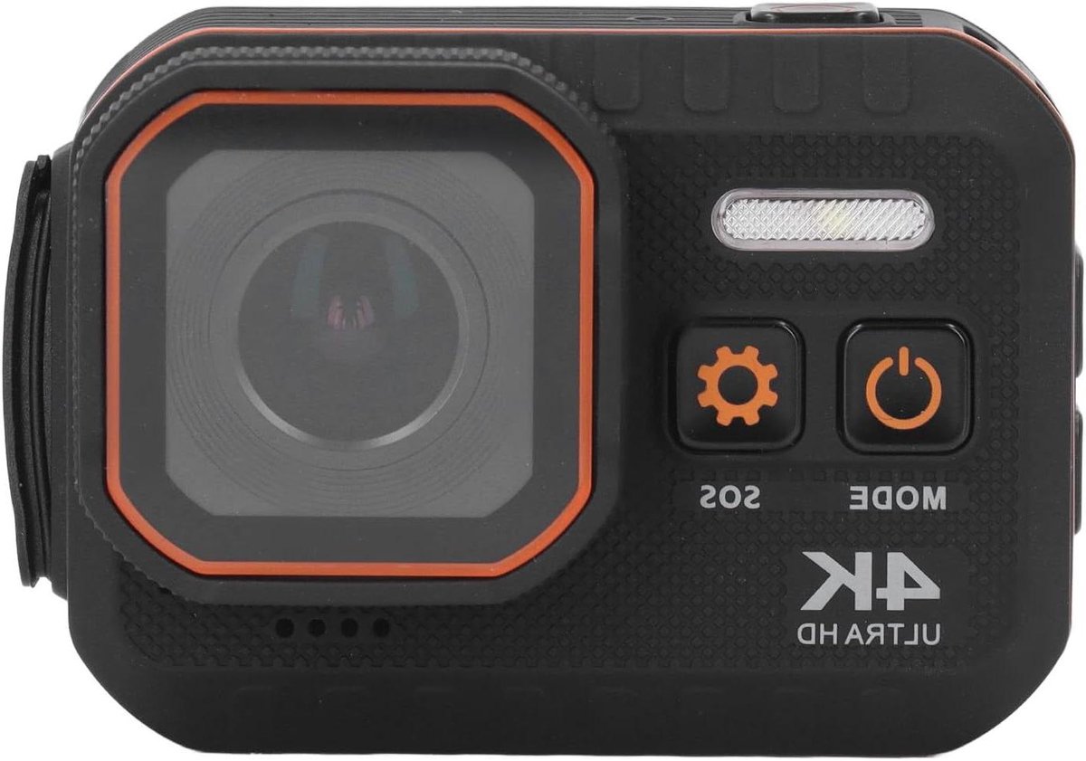 4K Actiecamera - Waterproof Camera Duiken - Outdoor Avonturen Filmen - 6-assige Beeldstabilisatie - 4K 60FPS - Levendig