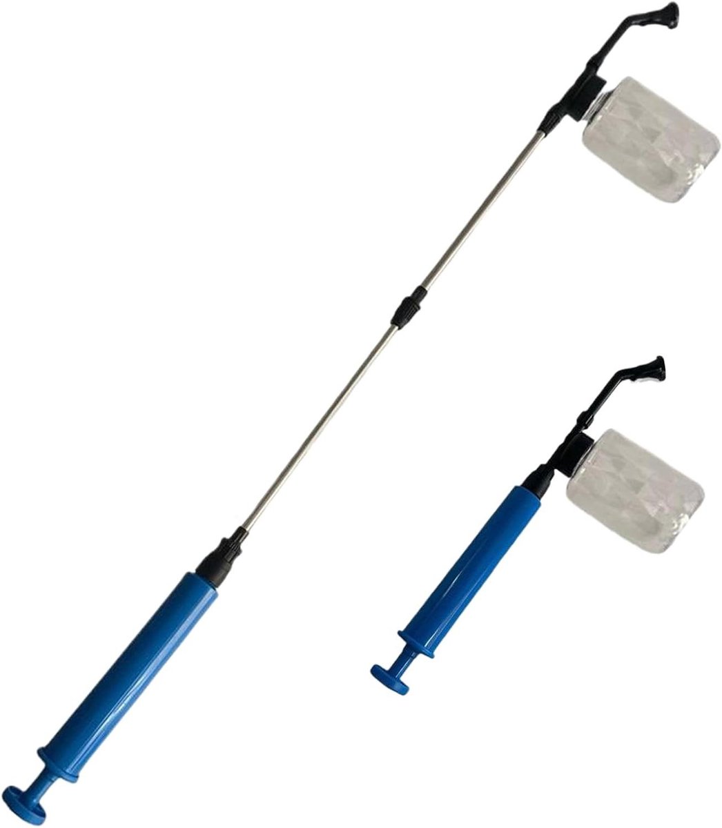 Tuinpoederapplicator - Strooiwagens meststof - Planten bestuiven - Anti-verstopping mechanisme - 100ML model - Wit