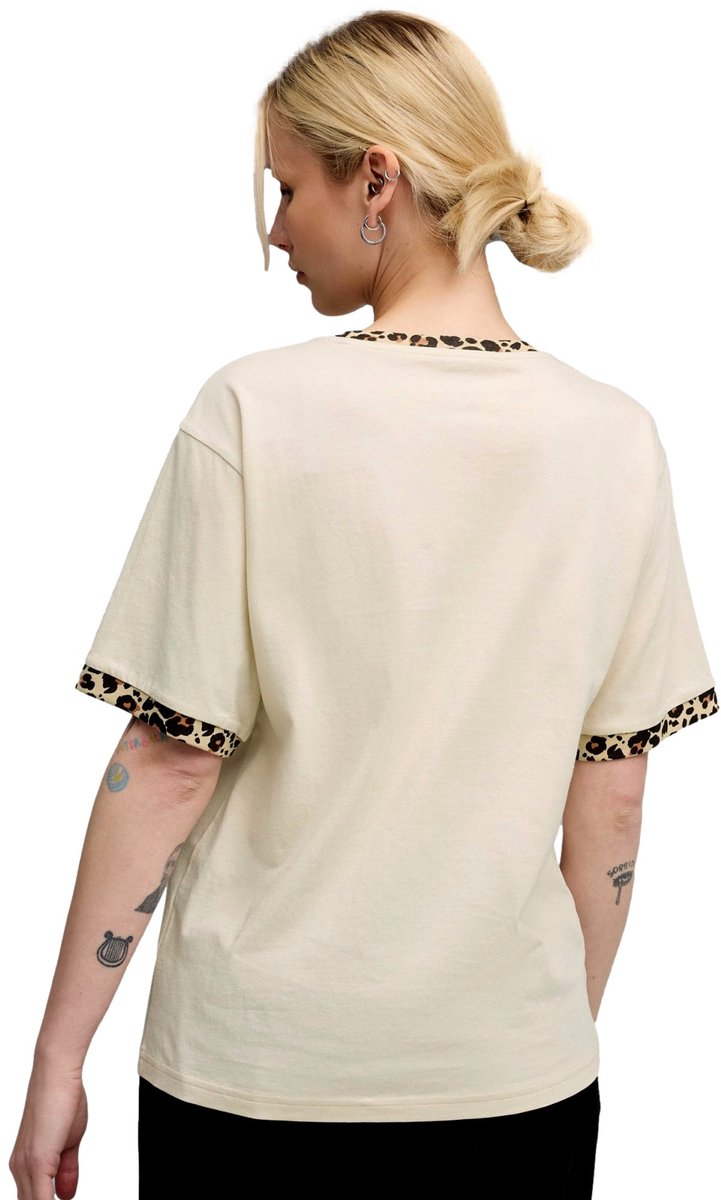 Puma Ess Graphic Animal Relaxed Fit T-shirt Met Korte Mouwen L Vrouw Alpine Snow
