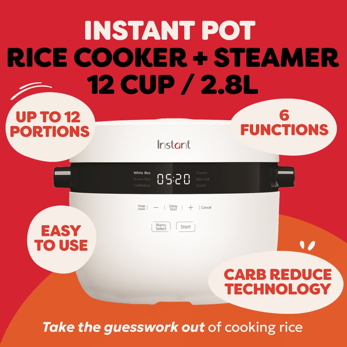 Instant Pot 4-in-1 Multicooker - Rijstkoker - Slowcooker - afbeelding 2