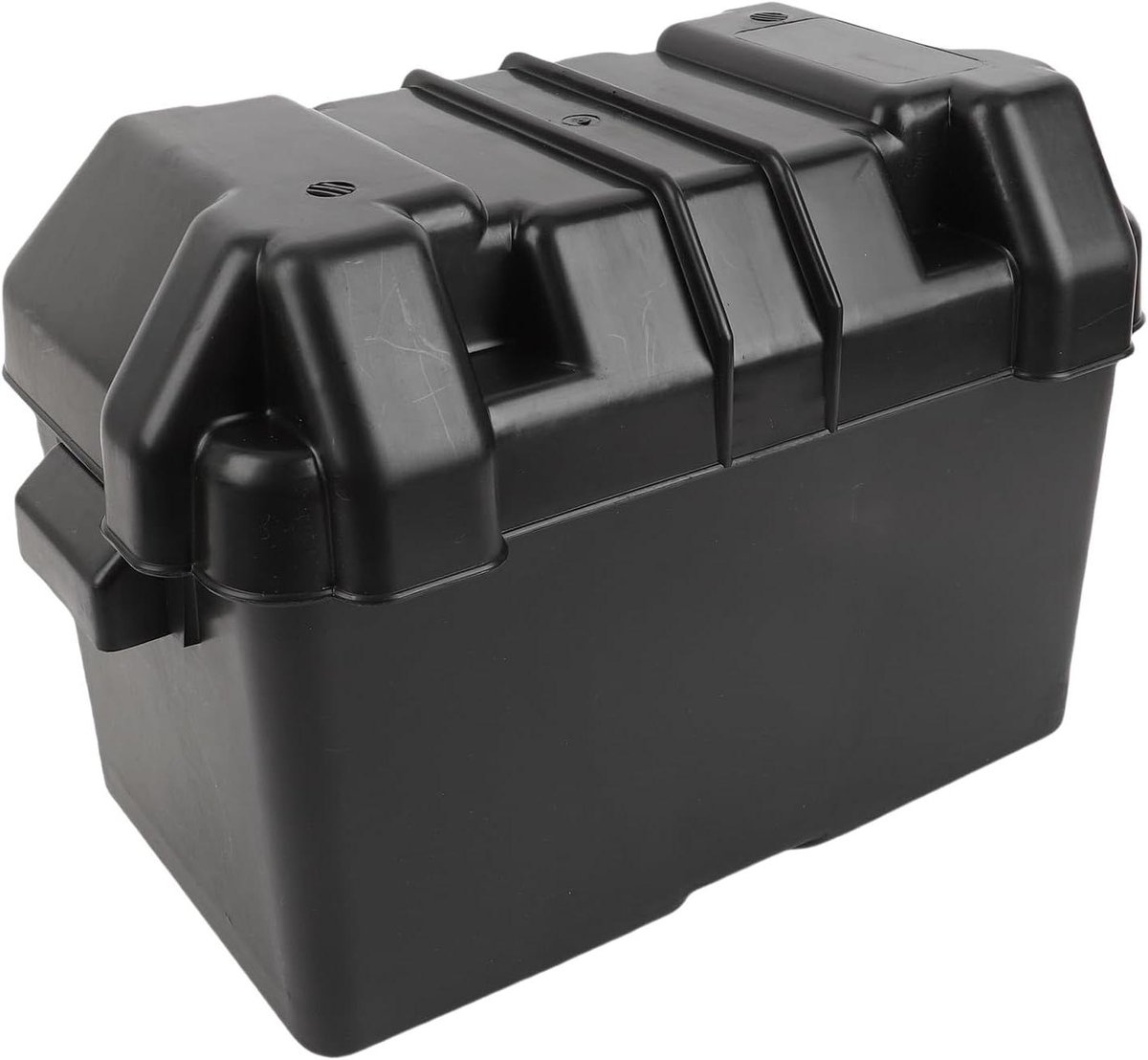 Accubak - Batterijhouder - Voertuig Energie Opslag - Slagvast ABS Materiaal - 325x195x185 mm - Zwart