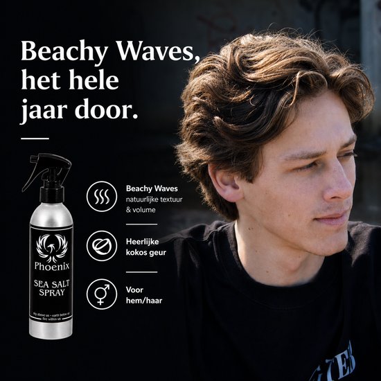Phoenix Sea Salt Spray - Medium/Strong Hold - Beach Look - 250ml