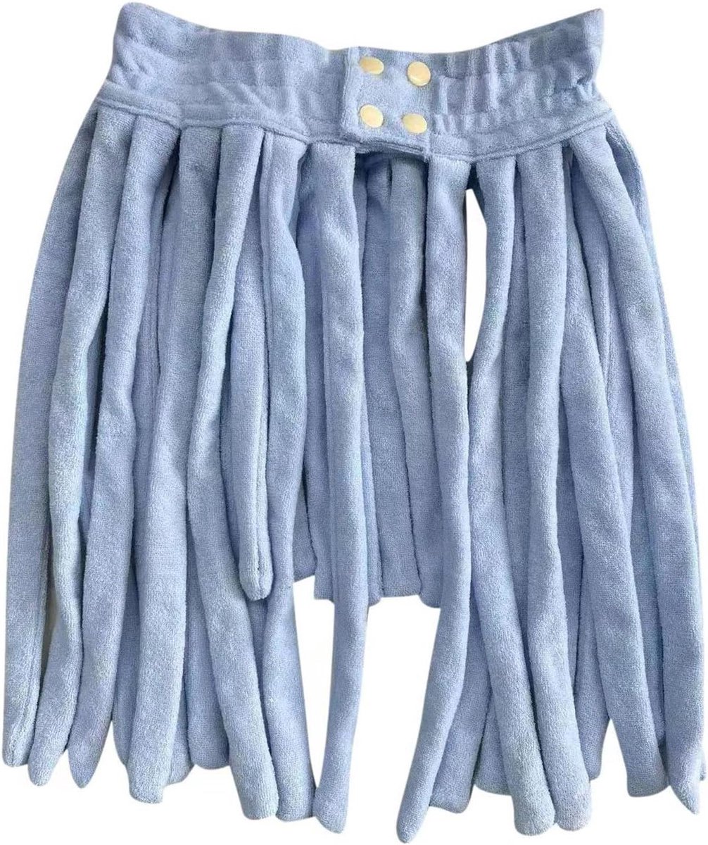 Haardroogkap Krulkap - Haarstyling Accessoire - Zonder Hitte Krullen - Pasta Vorm Ontwerp - 40 x 4 cm - Blauw