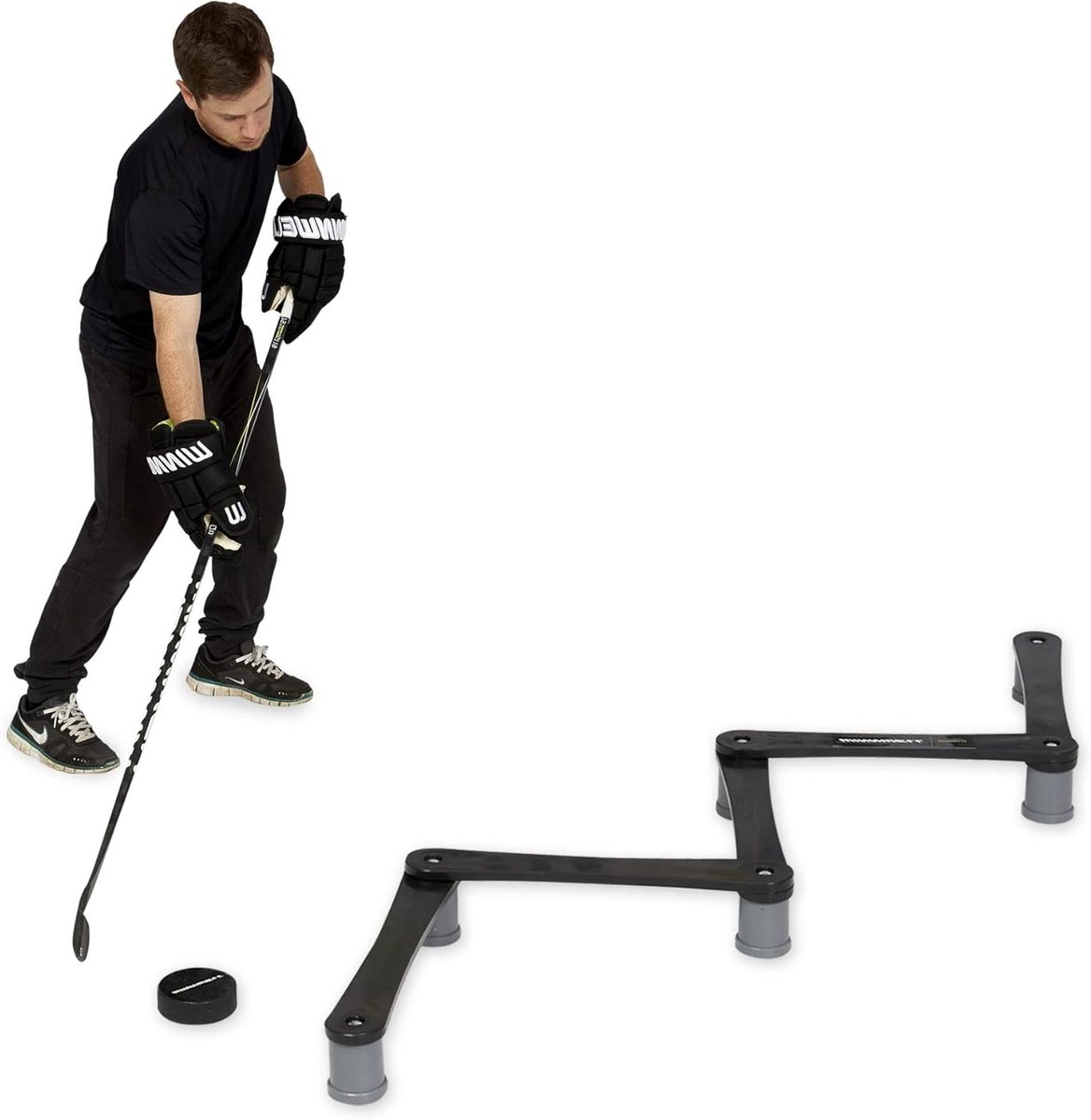Hulp bij hanteren - Trainingsstokken - Sport training - Vijf verstelbare secties - Max 1676 cm - Zwart